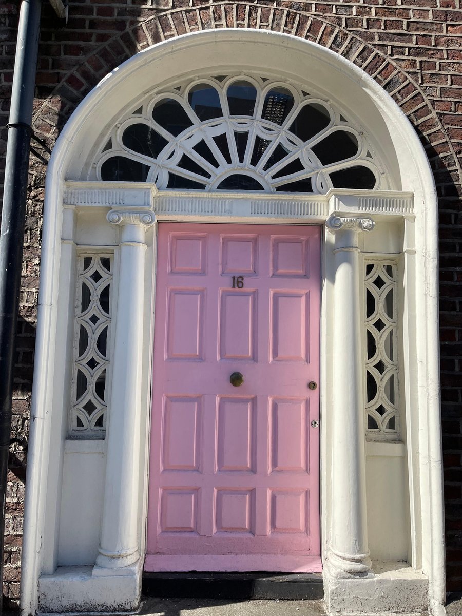 pink dublin door