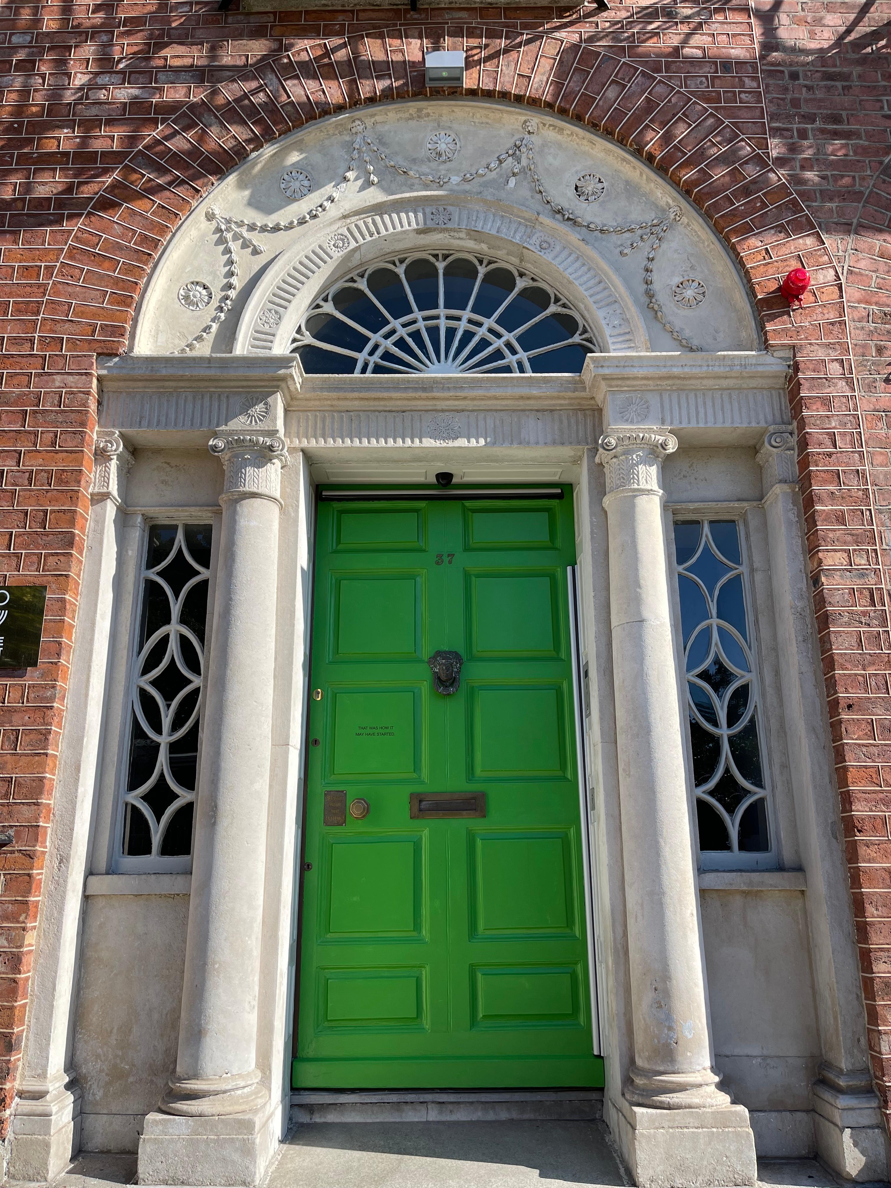green dublin door