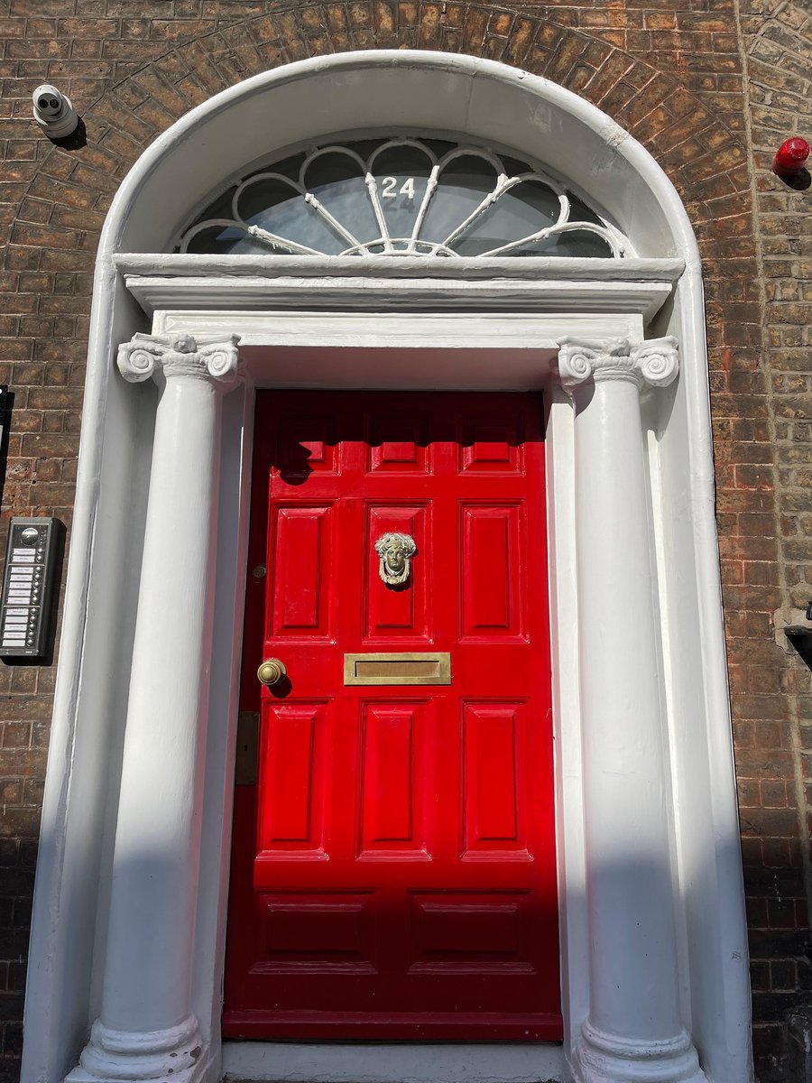 red dublin door