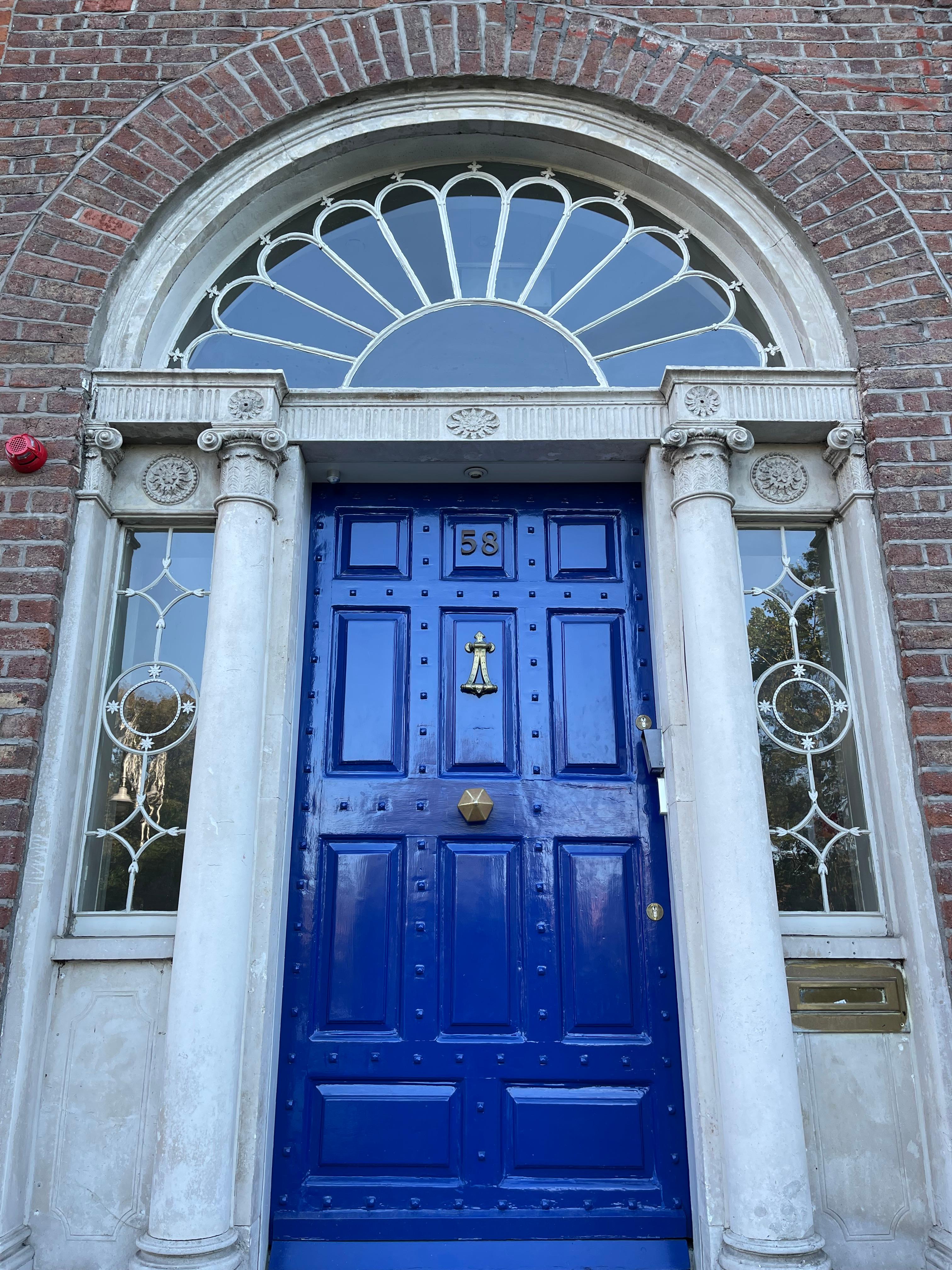 blue dublin door